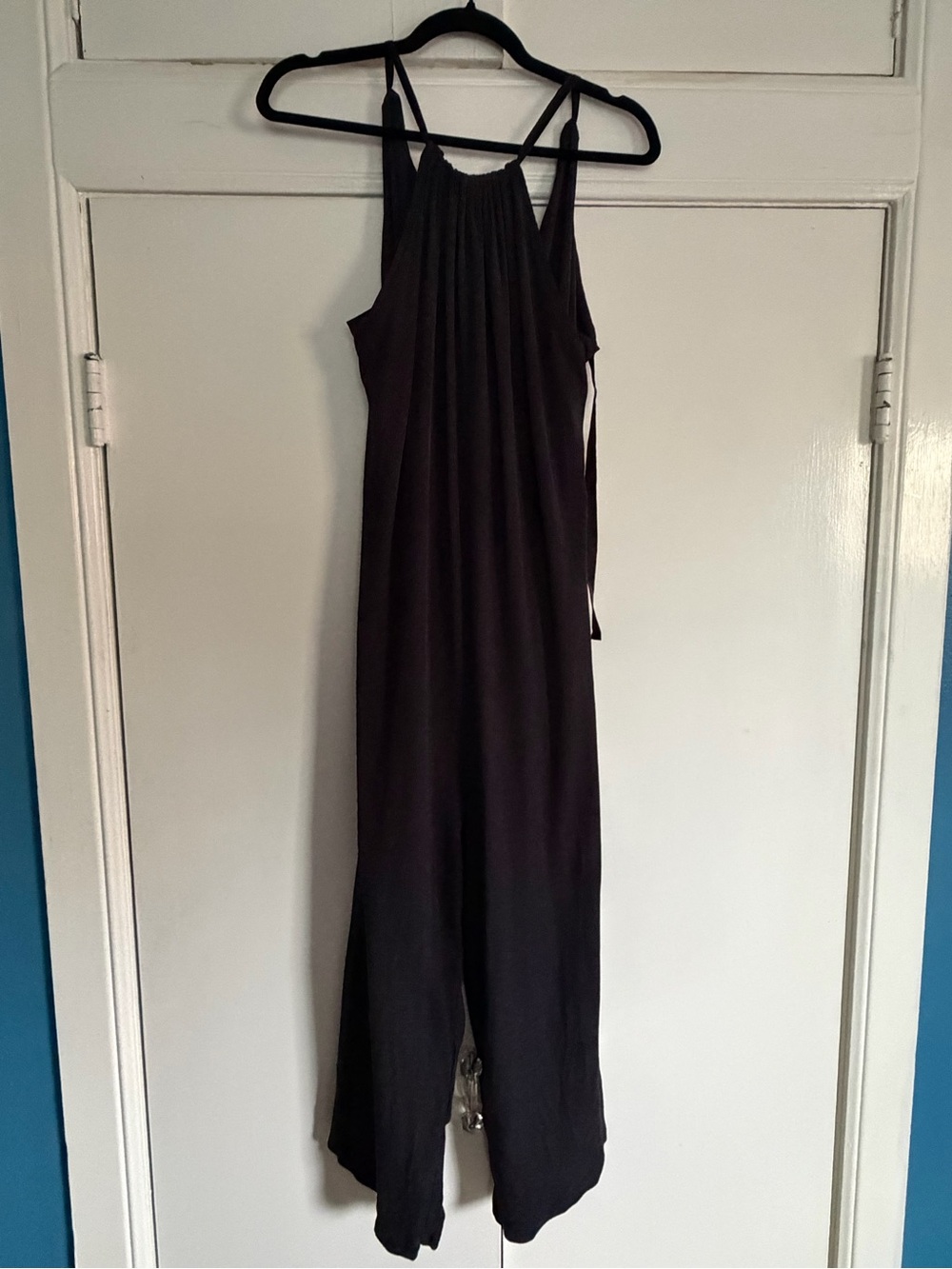 HD in Paris Black Strappy Wide-Leg Jumpsuit